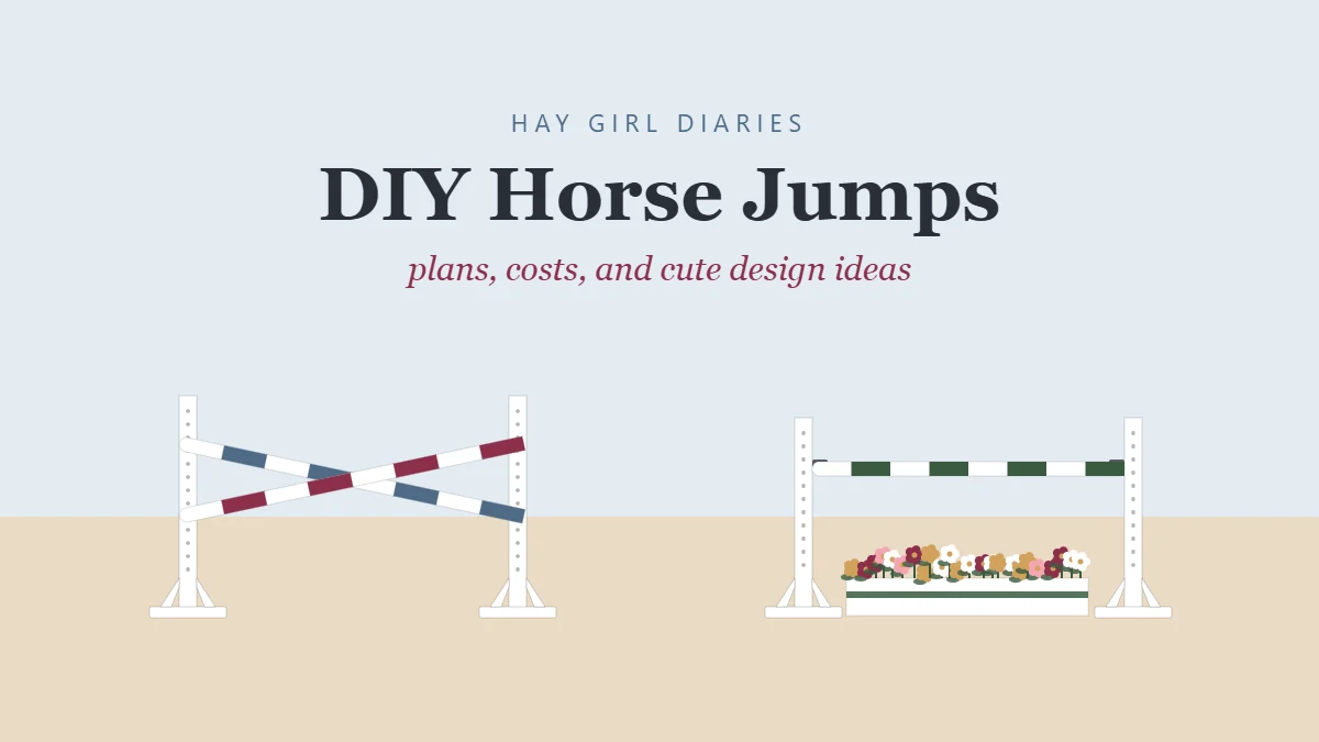 DIY horse jumps illustration